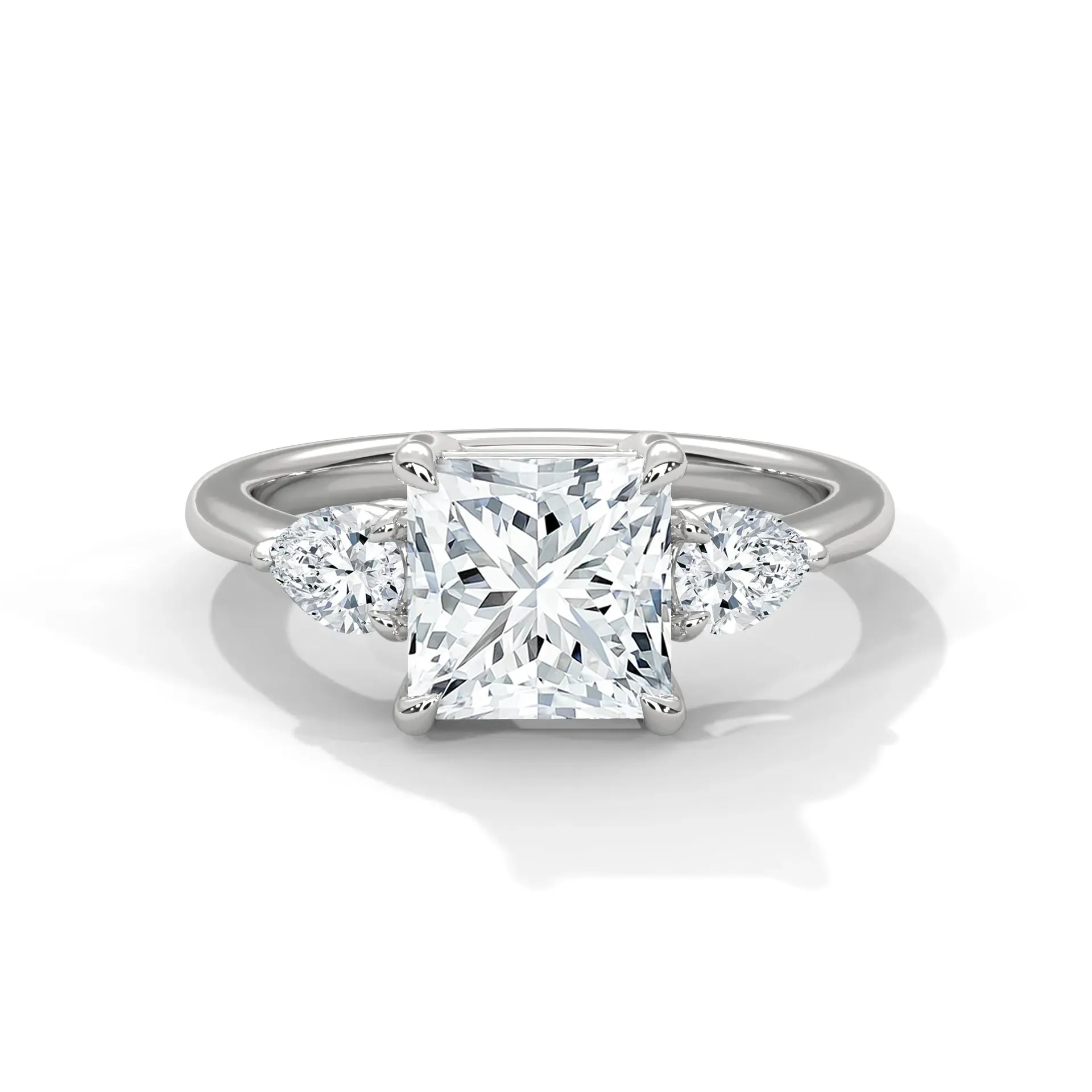 Three Stone Nova Diamond Ring Setting