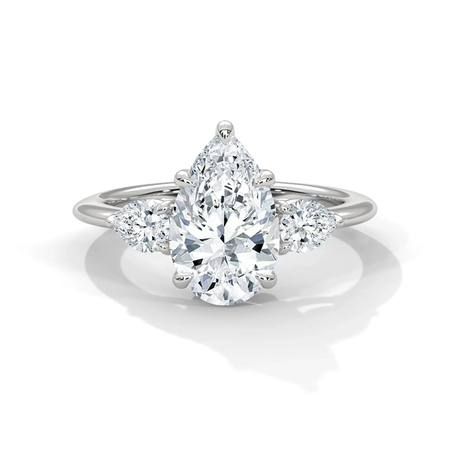 Three Stone Nova Diamond Ring Setting