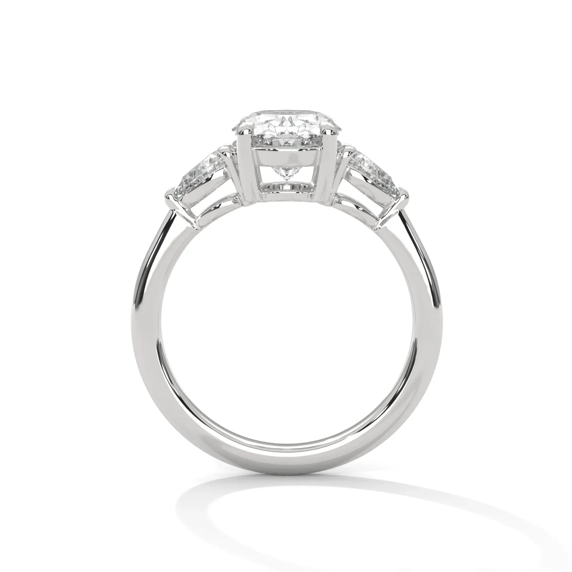 Three Stone Nova Diamond Ring Setting
