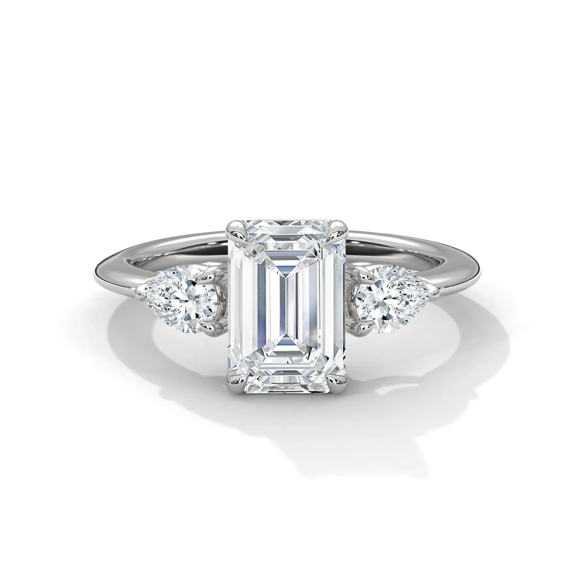 Three Stone Nova Diamond Ring Setting