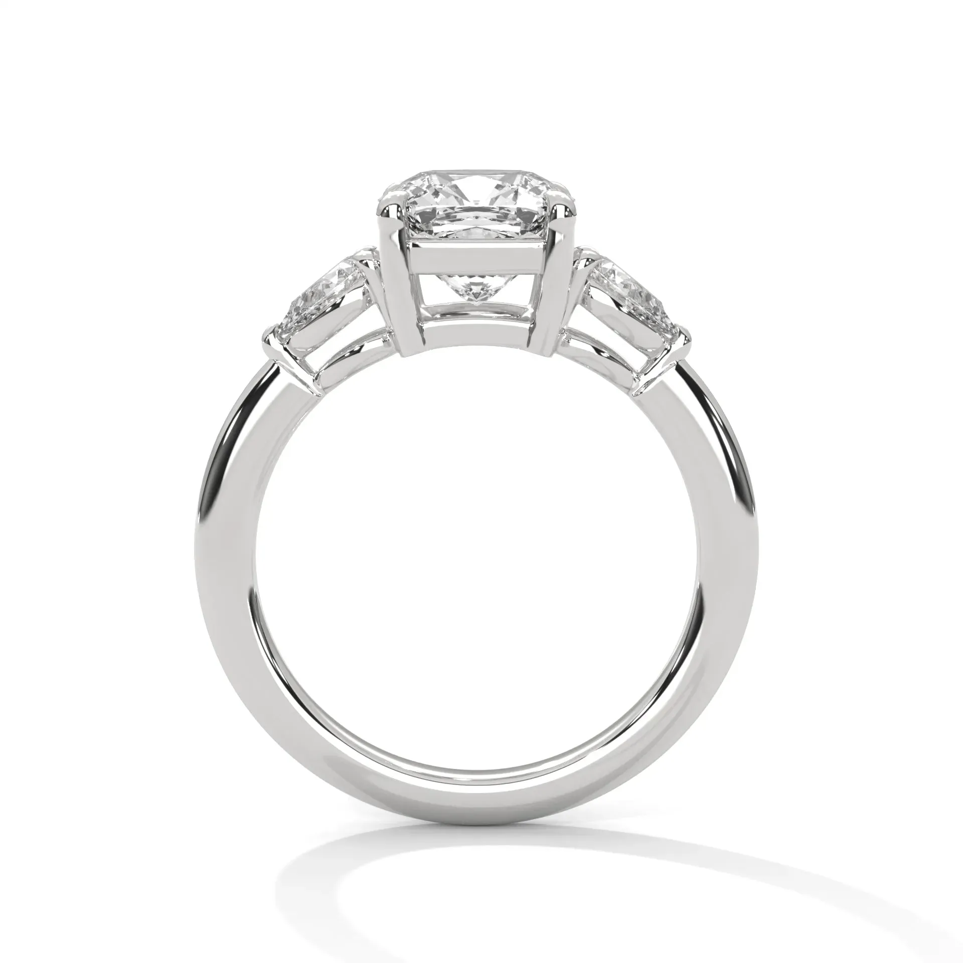 Three Stone Nova Diamond Ring Setting