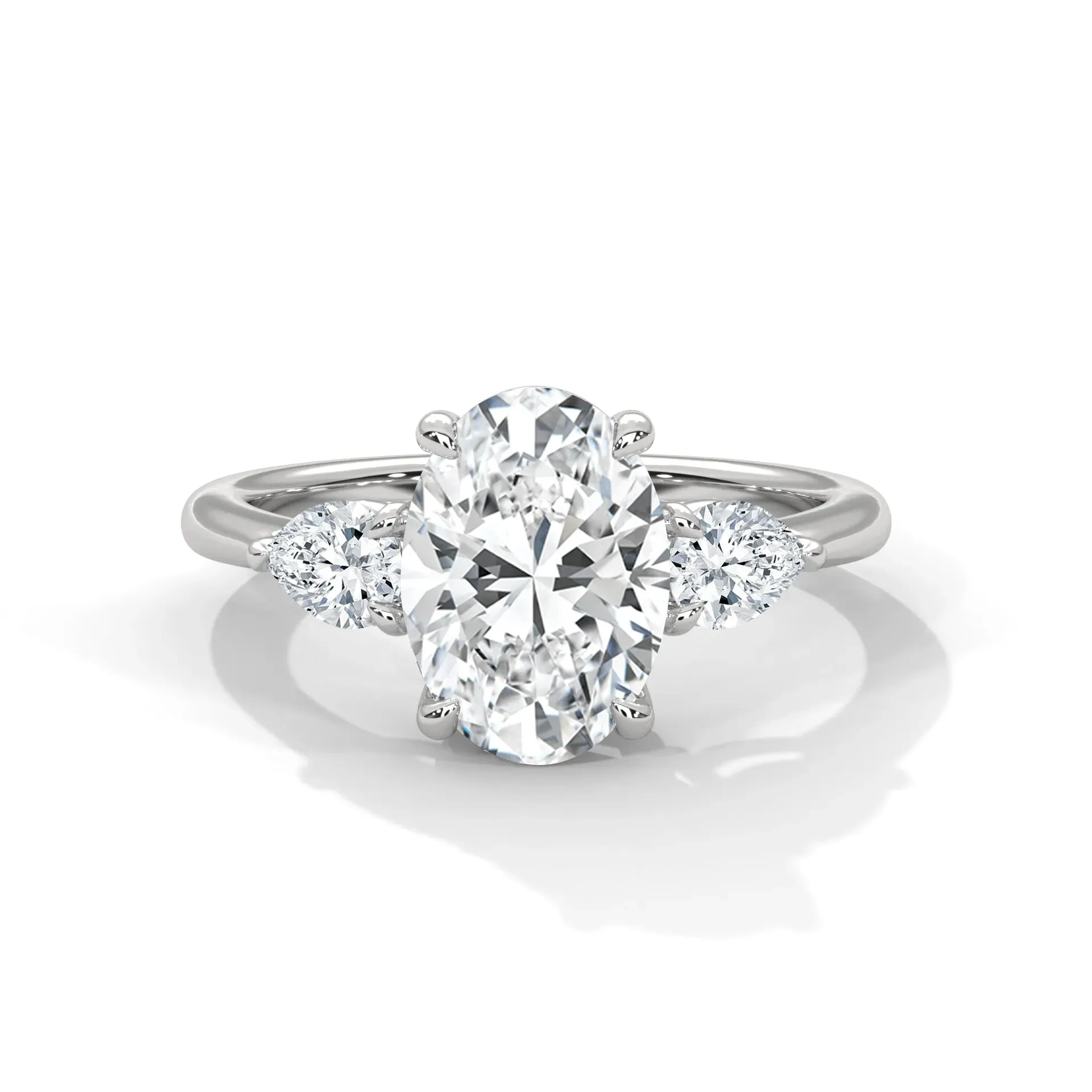 Three Stone Nova Diamond Ring Setting
