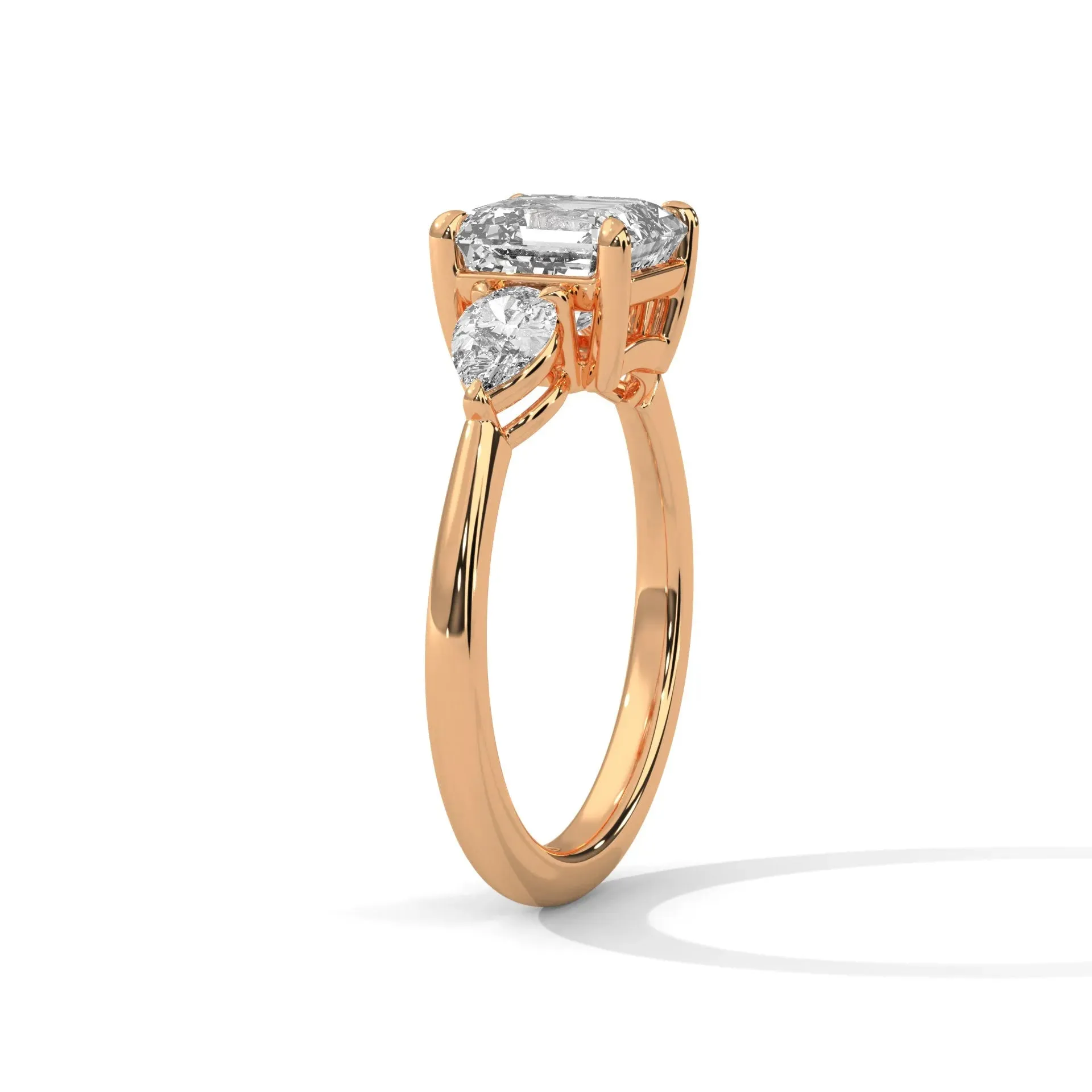 Three Stone Nova Diamond Ring Setting