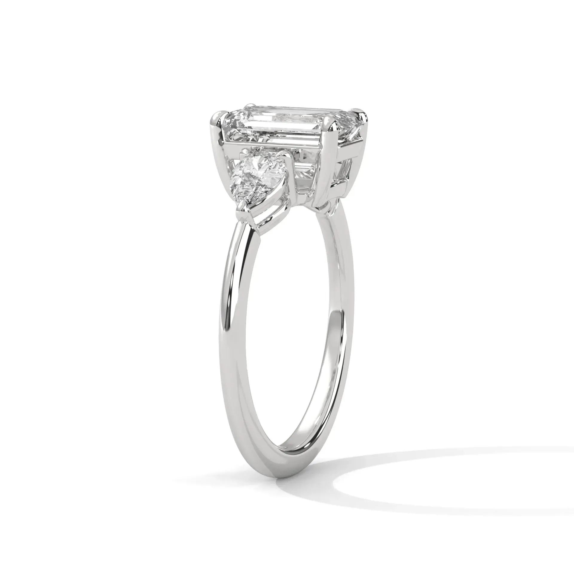 Three Stone Nova Diamond Ring Setting