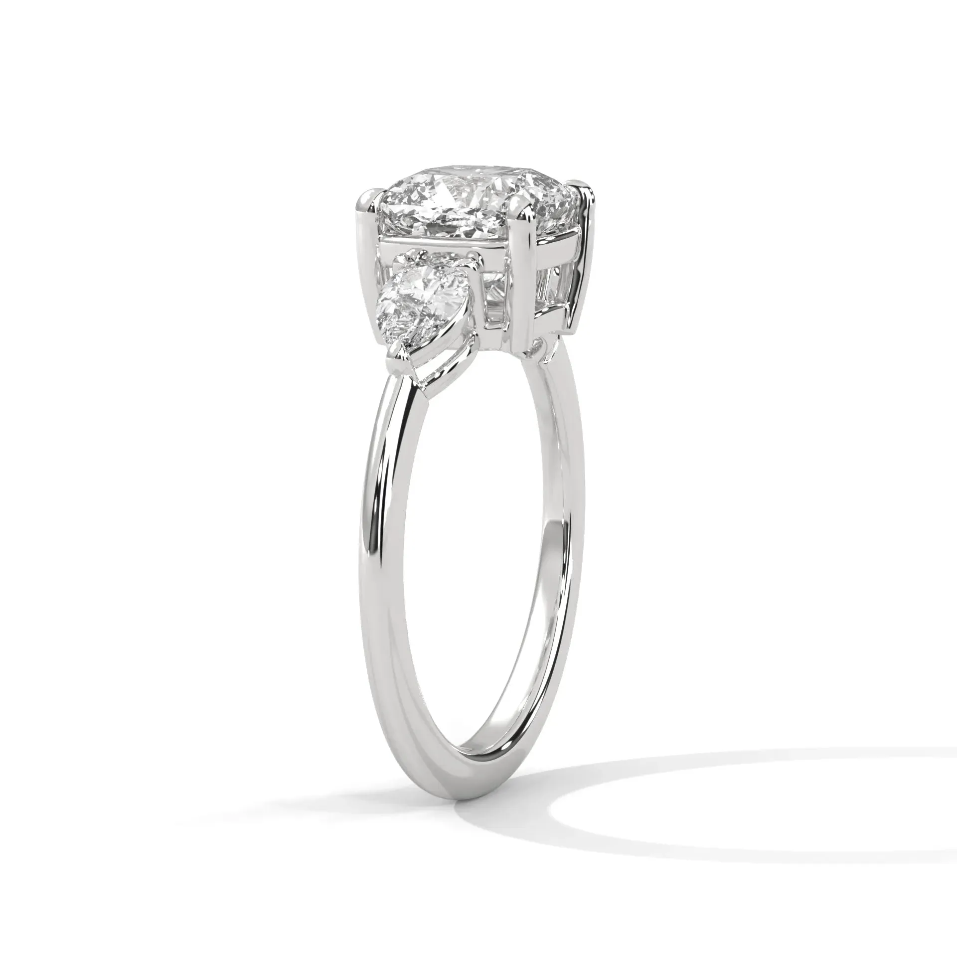 Three Stone Nova Diamond Ring Setting