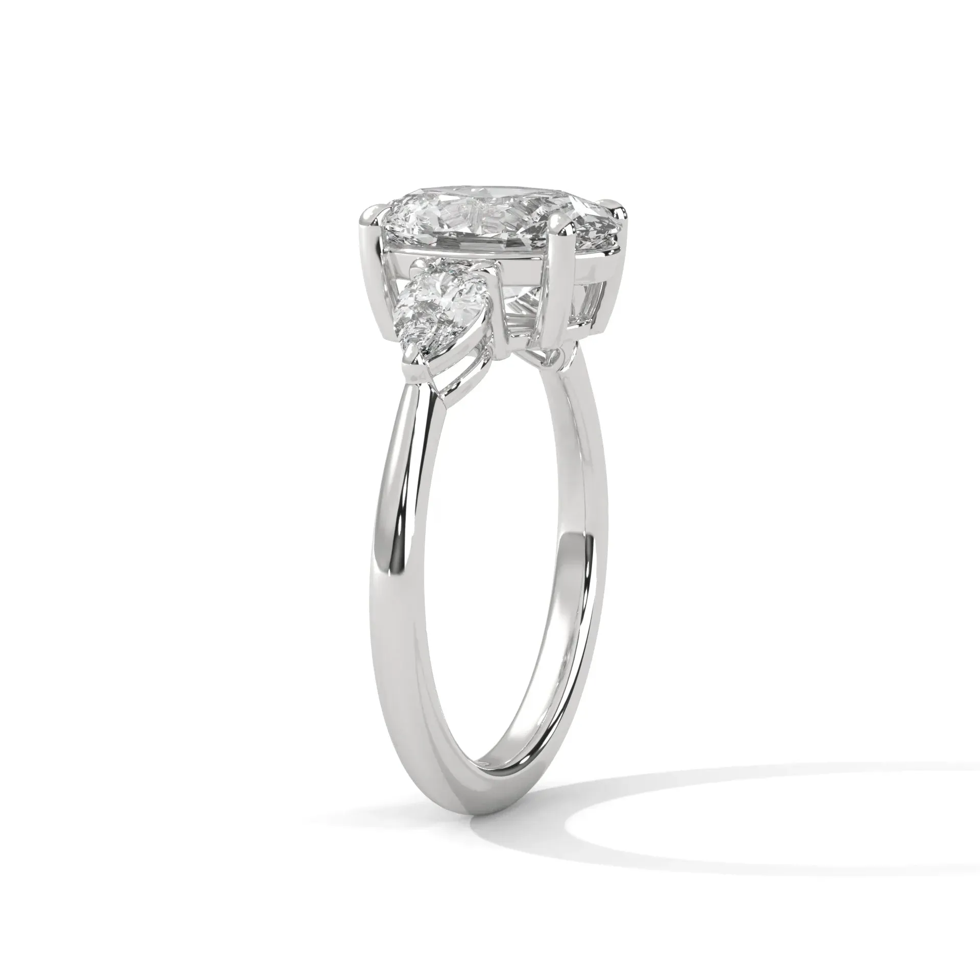 Three Stone Nova Diamond Ring Setting