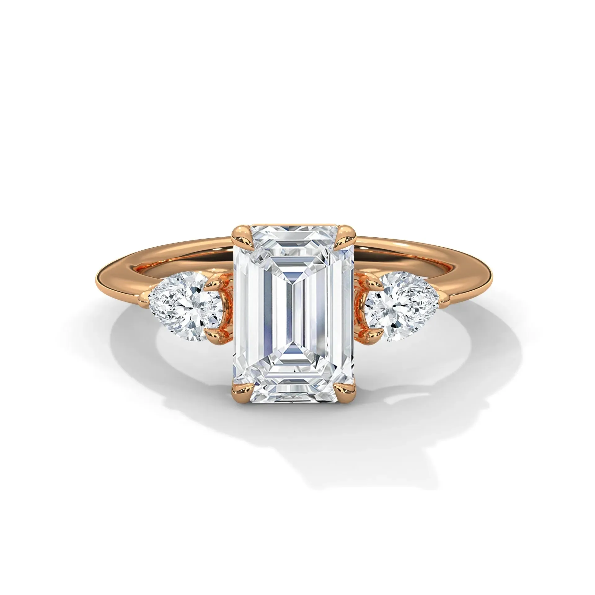 Three Stone Nova Diamond Ring Setting