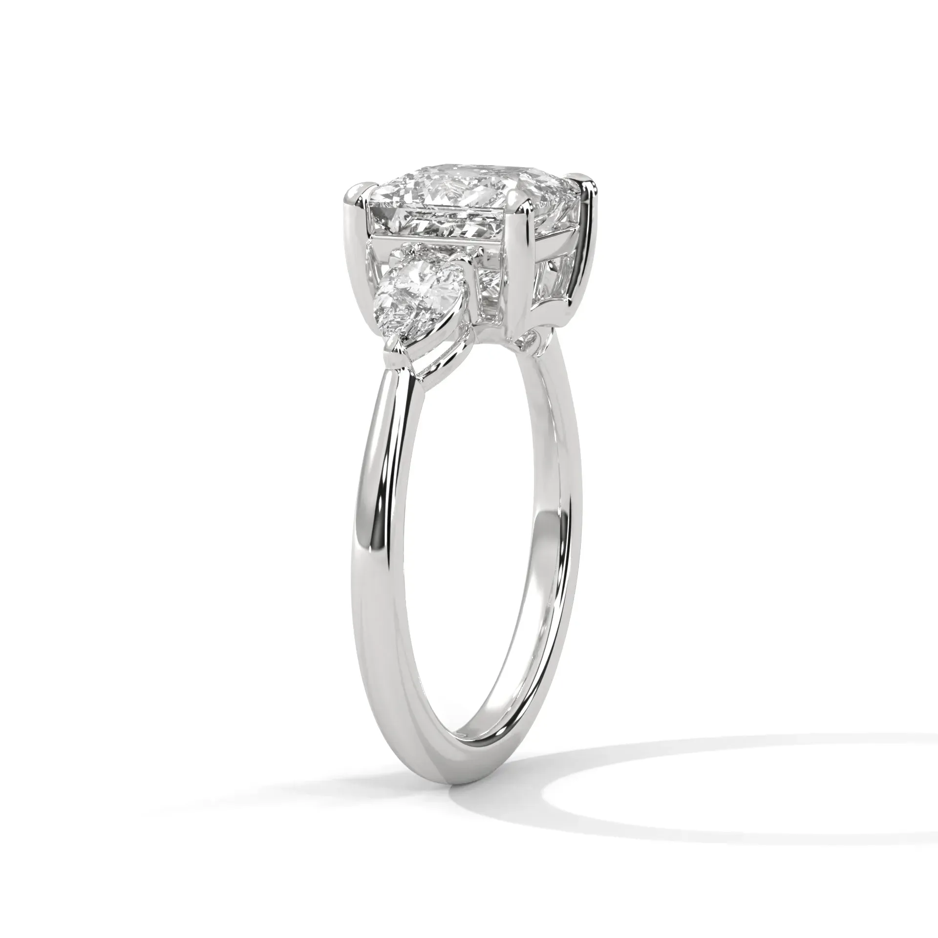 Three Stone Nova Diamond Ring Setting