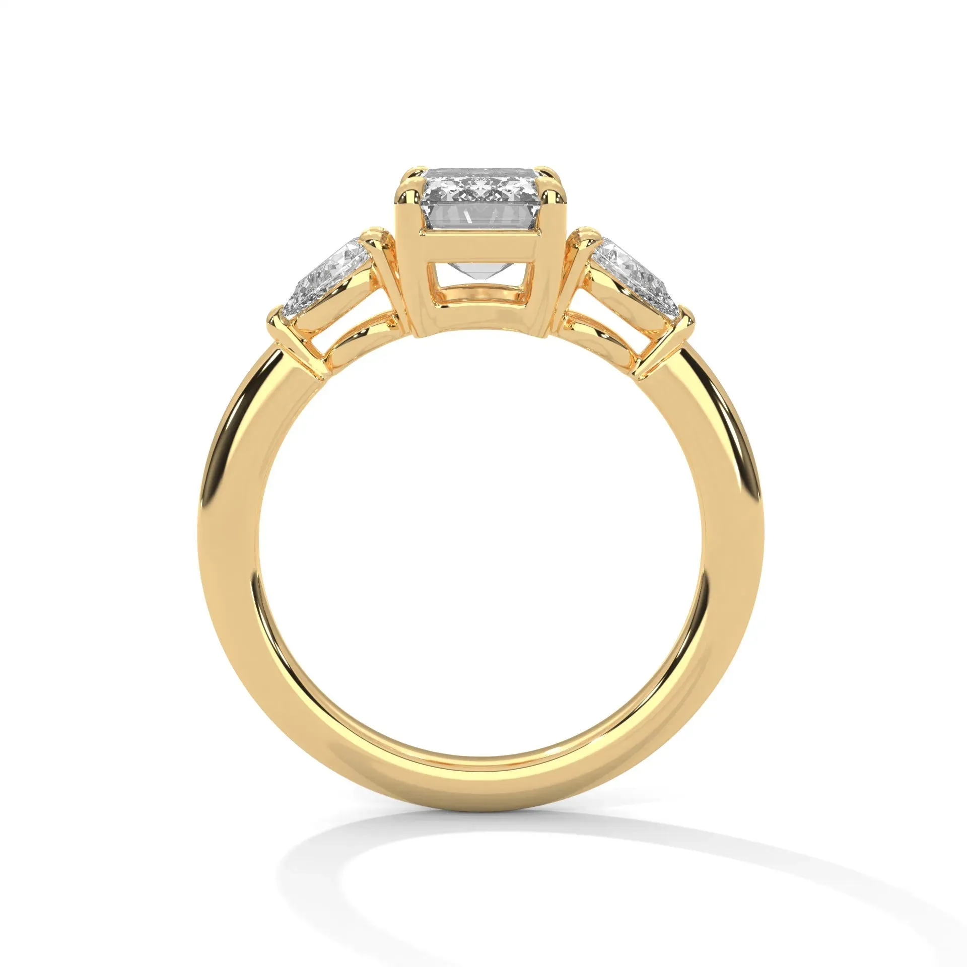 Three Stone Nova Diamond Ring Setting