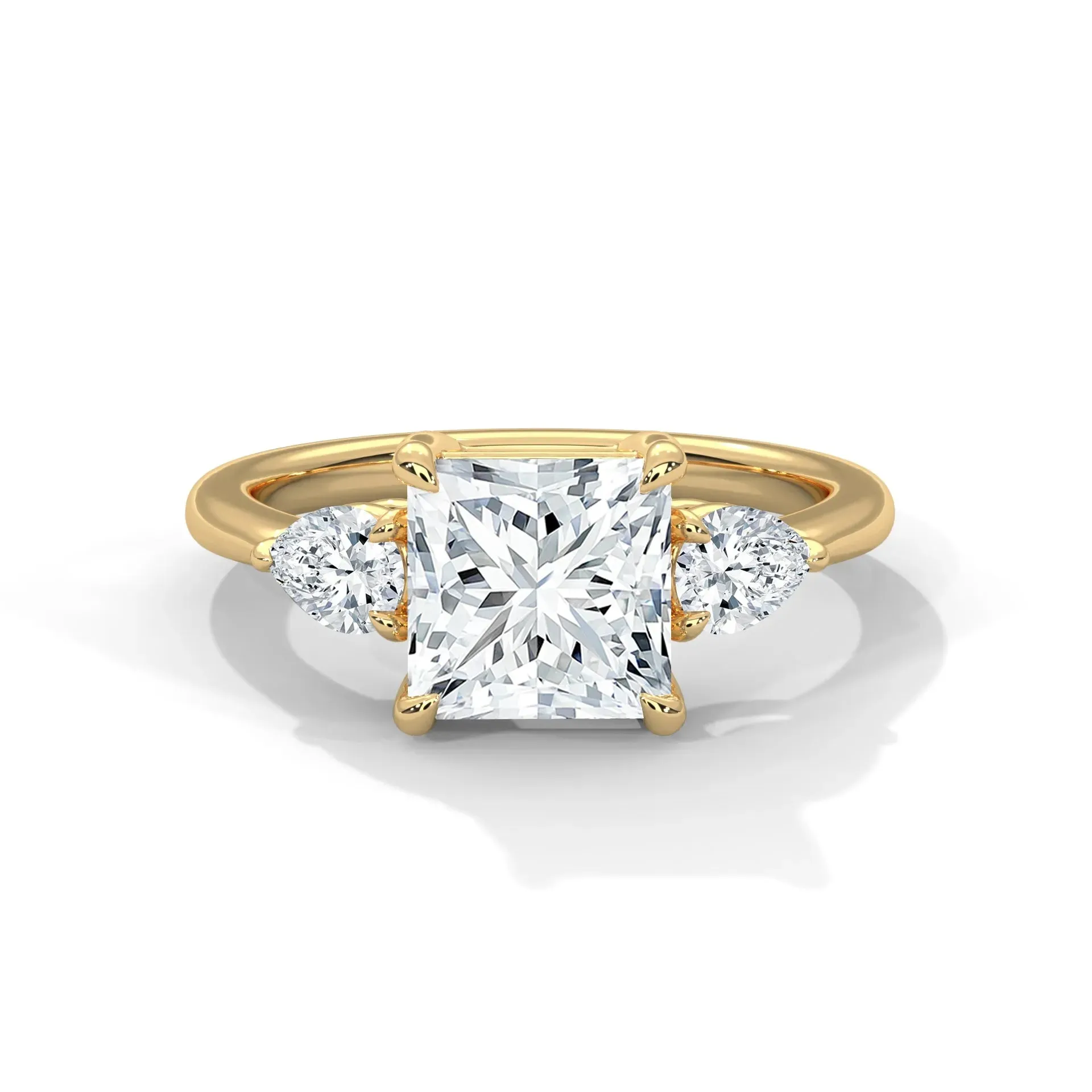 Three Stone Nova Diamond Ring Setting
