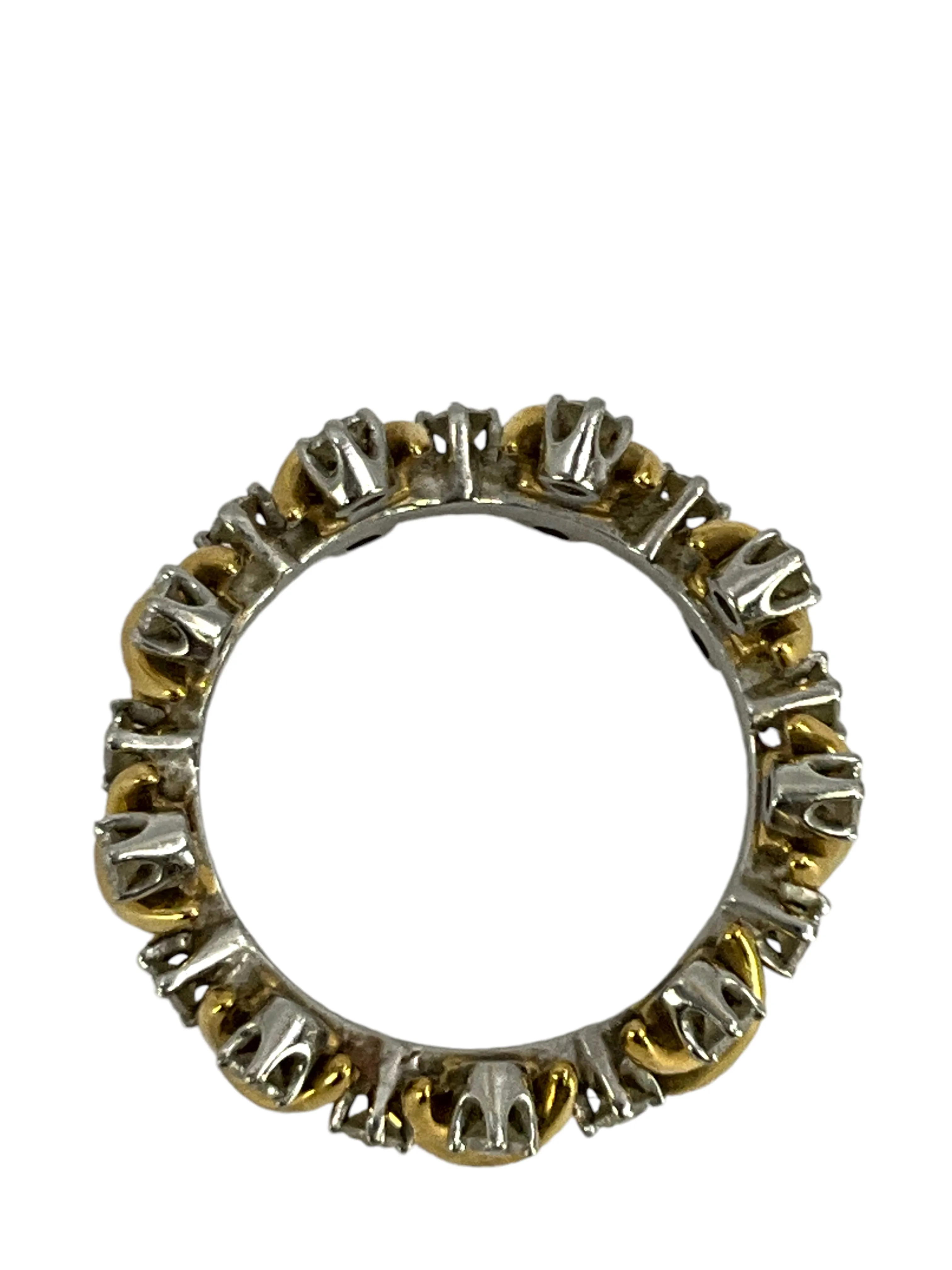 Tiffany & Co. Schlumberger 18k Gold and Diamond Lynn Ring Size 7 NEW