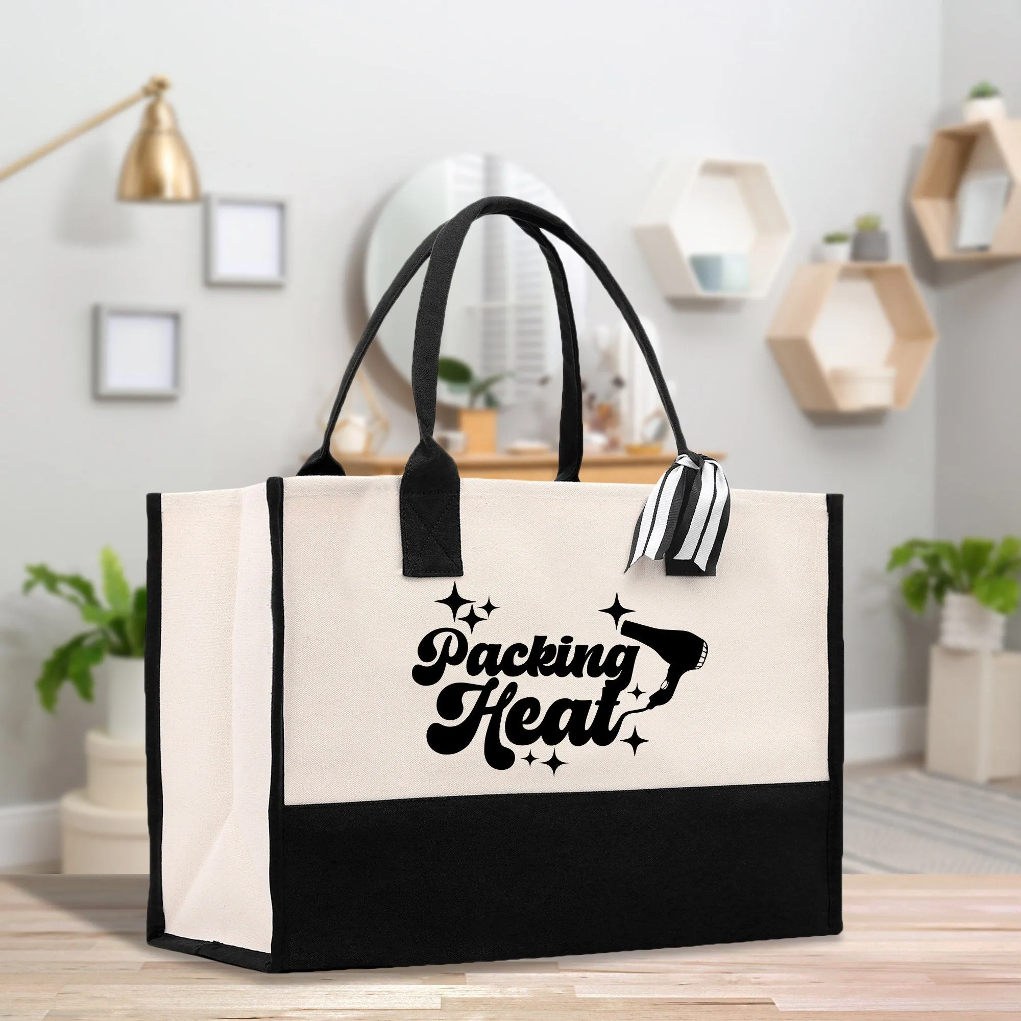 TMC-L-BLK-PHT1001 Packing heat tote bag