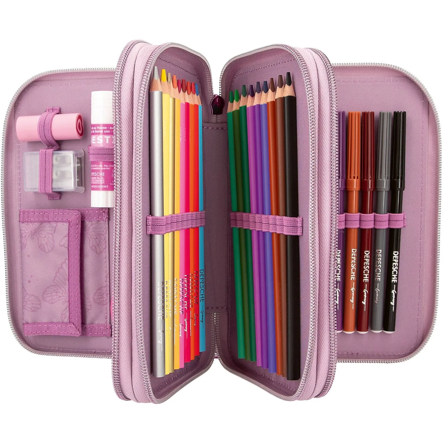 TOPModel Triple Pencil Case Fairy Love