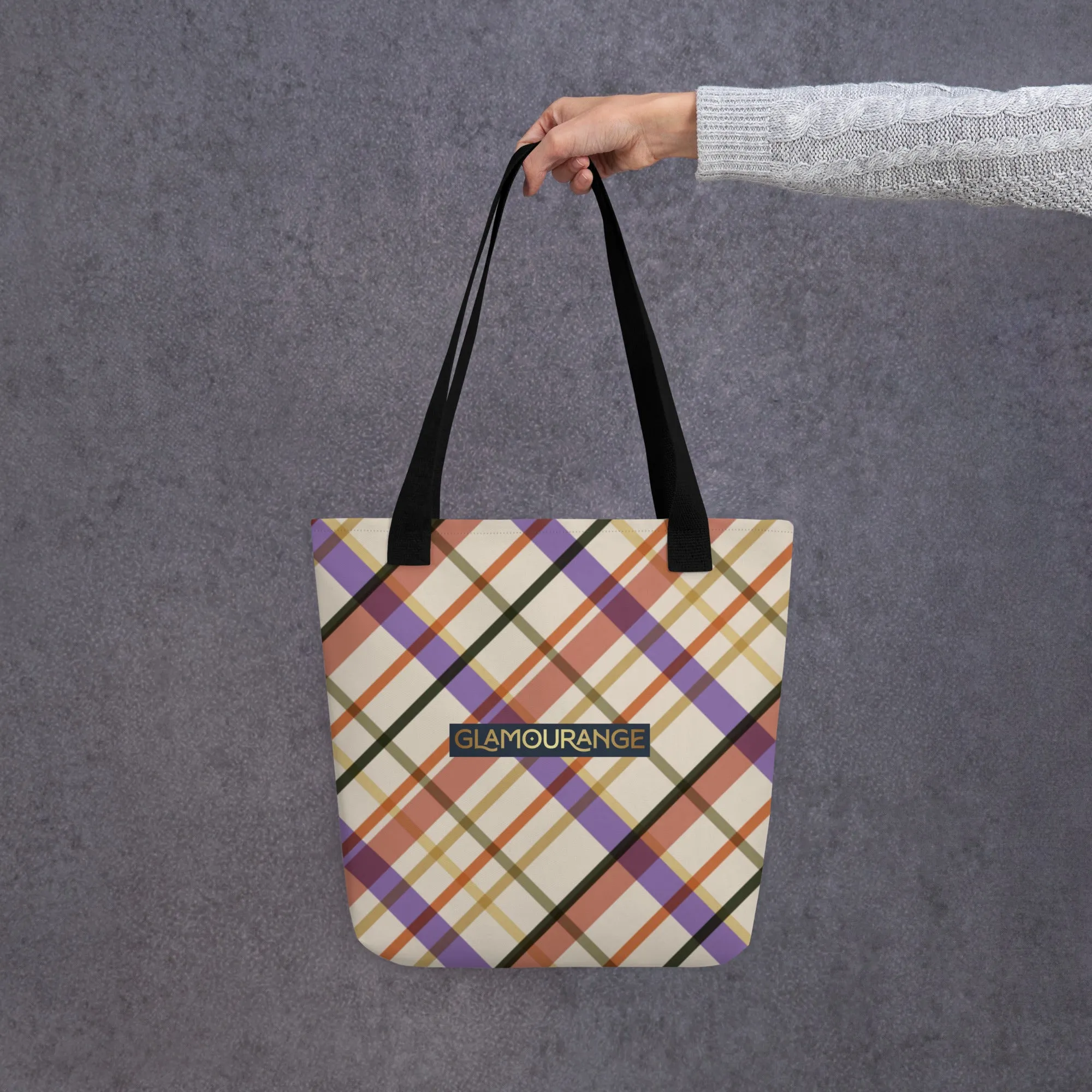 Tote Bag Women Designer (Stripe Bag Pattern 007)