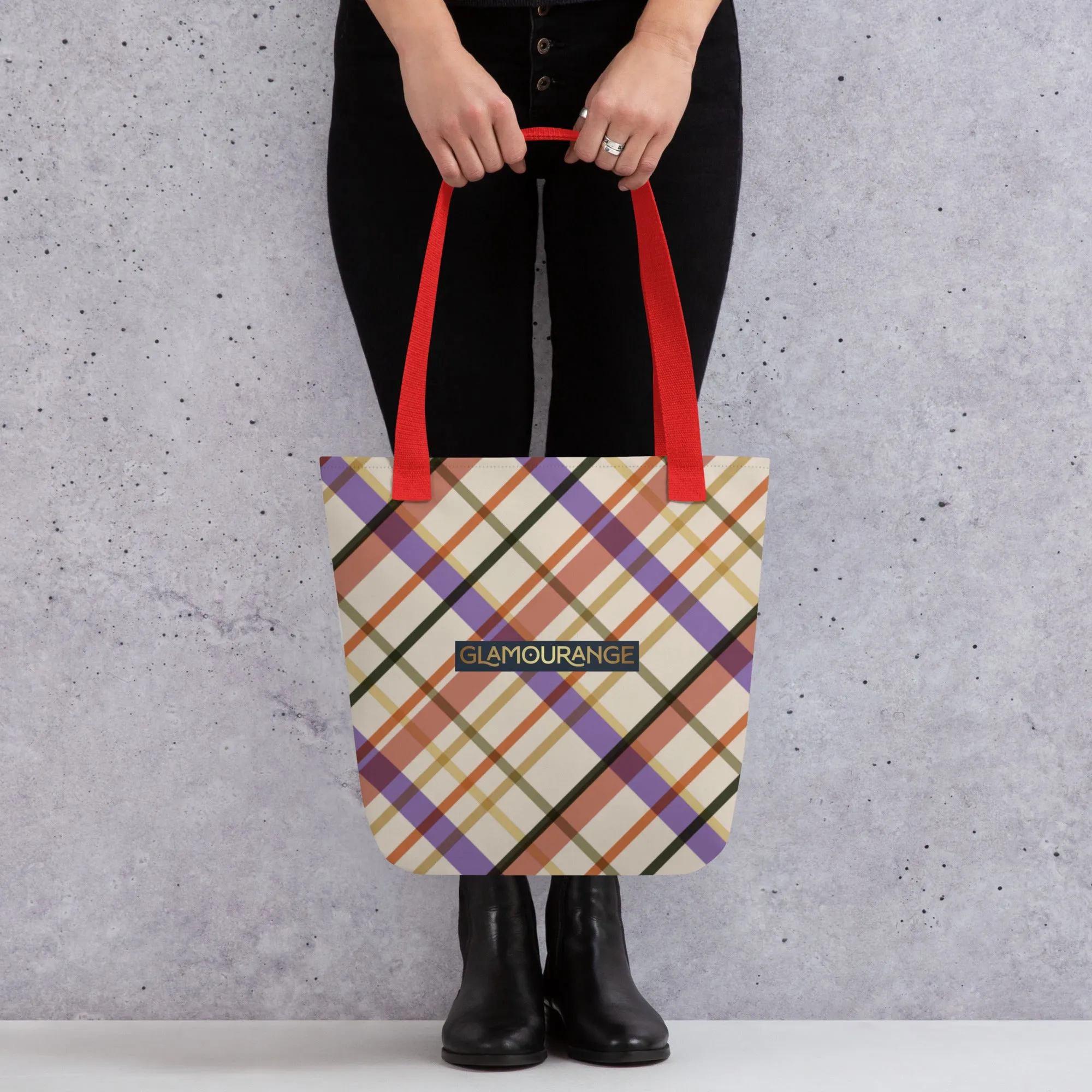 Tote Bag Women Designer (Stripe Bag Pattern 007)