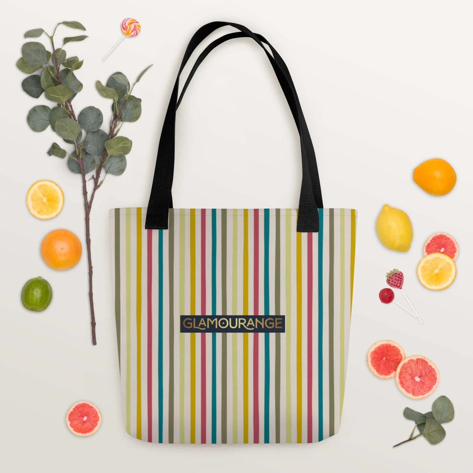 Tote Bag Women Designer (Stripe Bag Pattern 009)