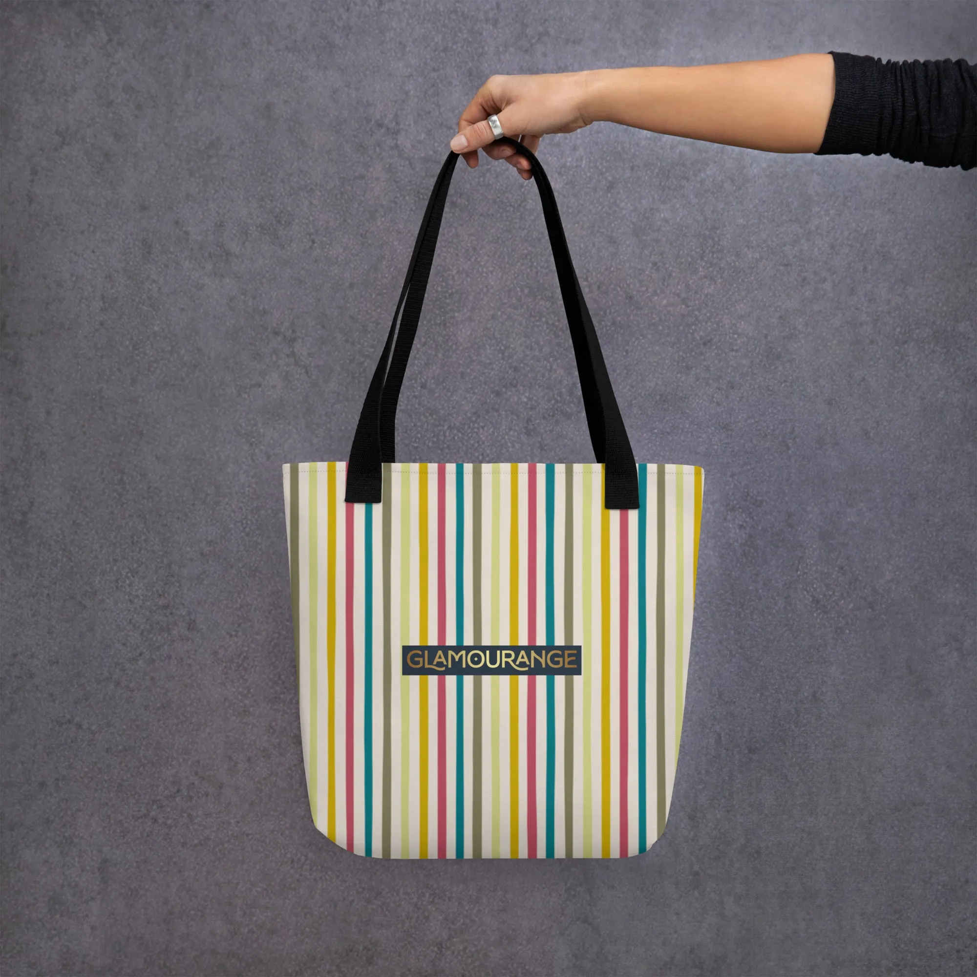 Tote Bag Women Designer (Stripe Bag Pattern 009)