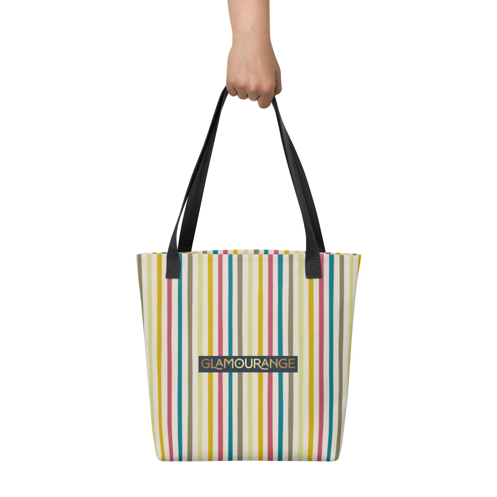 Tote Bag Women Designer (Stripe Bag Pattern 009)