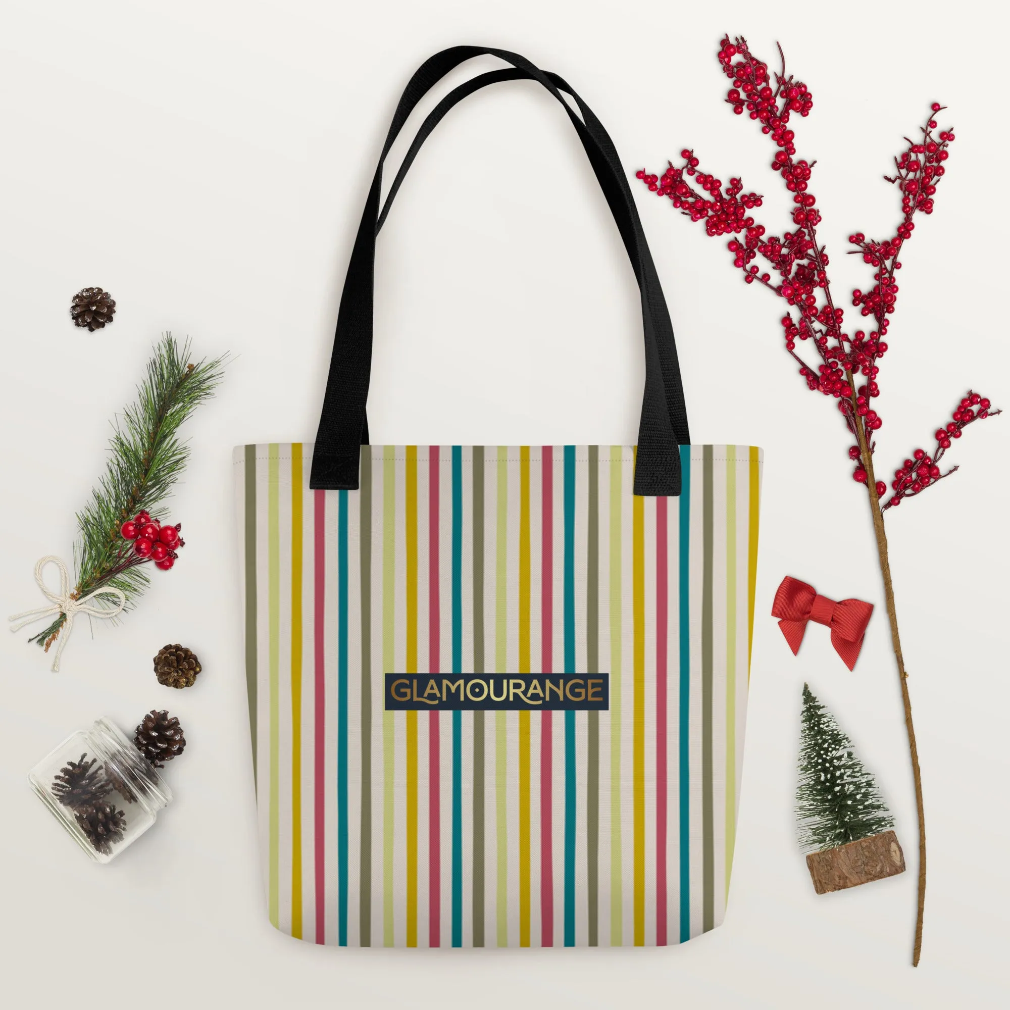 Tote Bag Women Designer (Stripe Bag Pattern 009)
