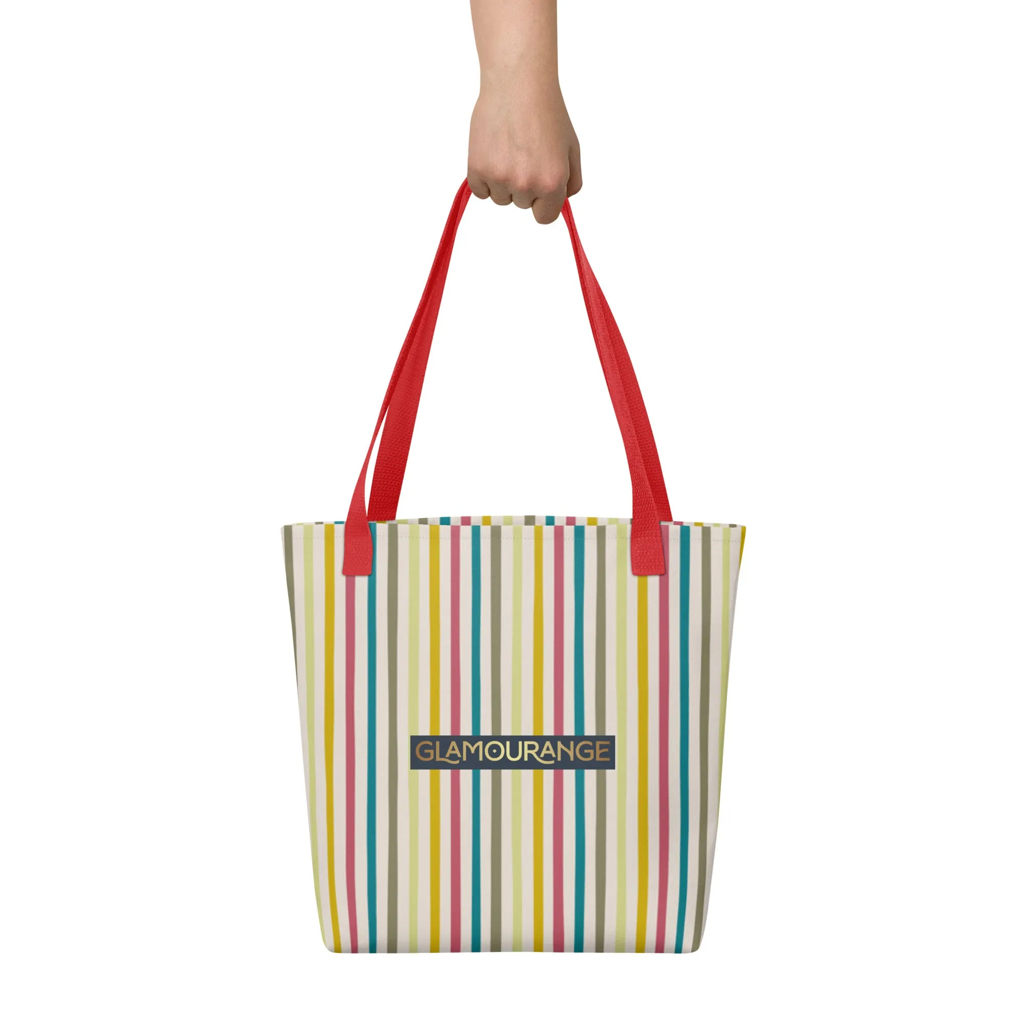 Tote Bag Women Designer (Stripe Bag Pattern 009)