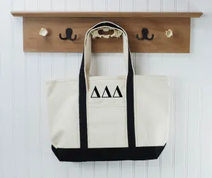 Tri Delta Boat Tote