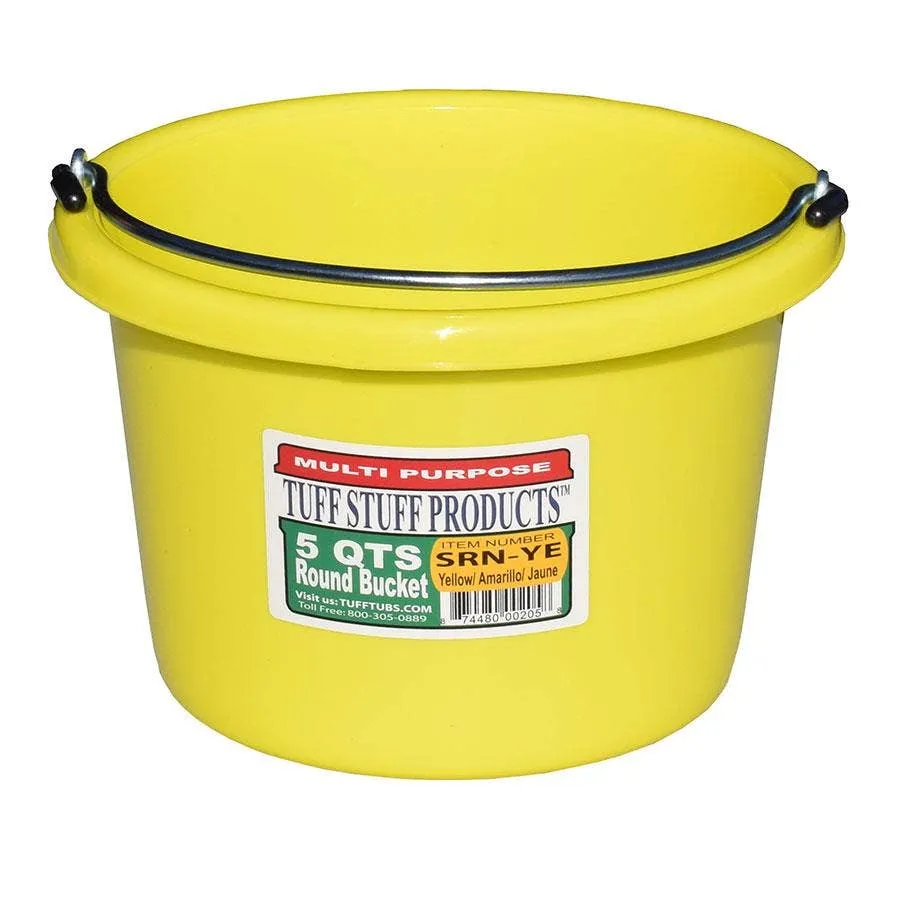 Tuff Stuff 5 Quart Round Bucket