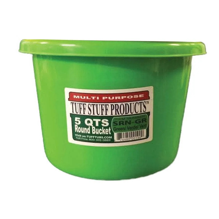 Tuff Stuff 5 Quart Round Bucket