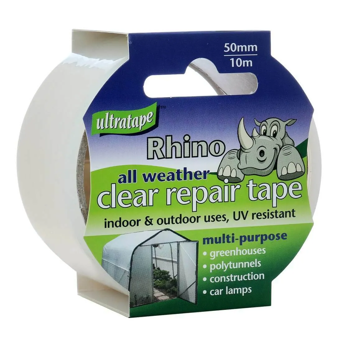 Ultratape Rhino All Weather Clear Repair Tape 50mm x 10m