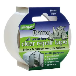 Ultratape Rhino All Weather Clear Repair Tape 50mm x 10m