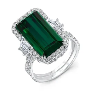 Uneek Halo Ring-Color Platinum R012TRU