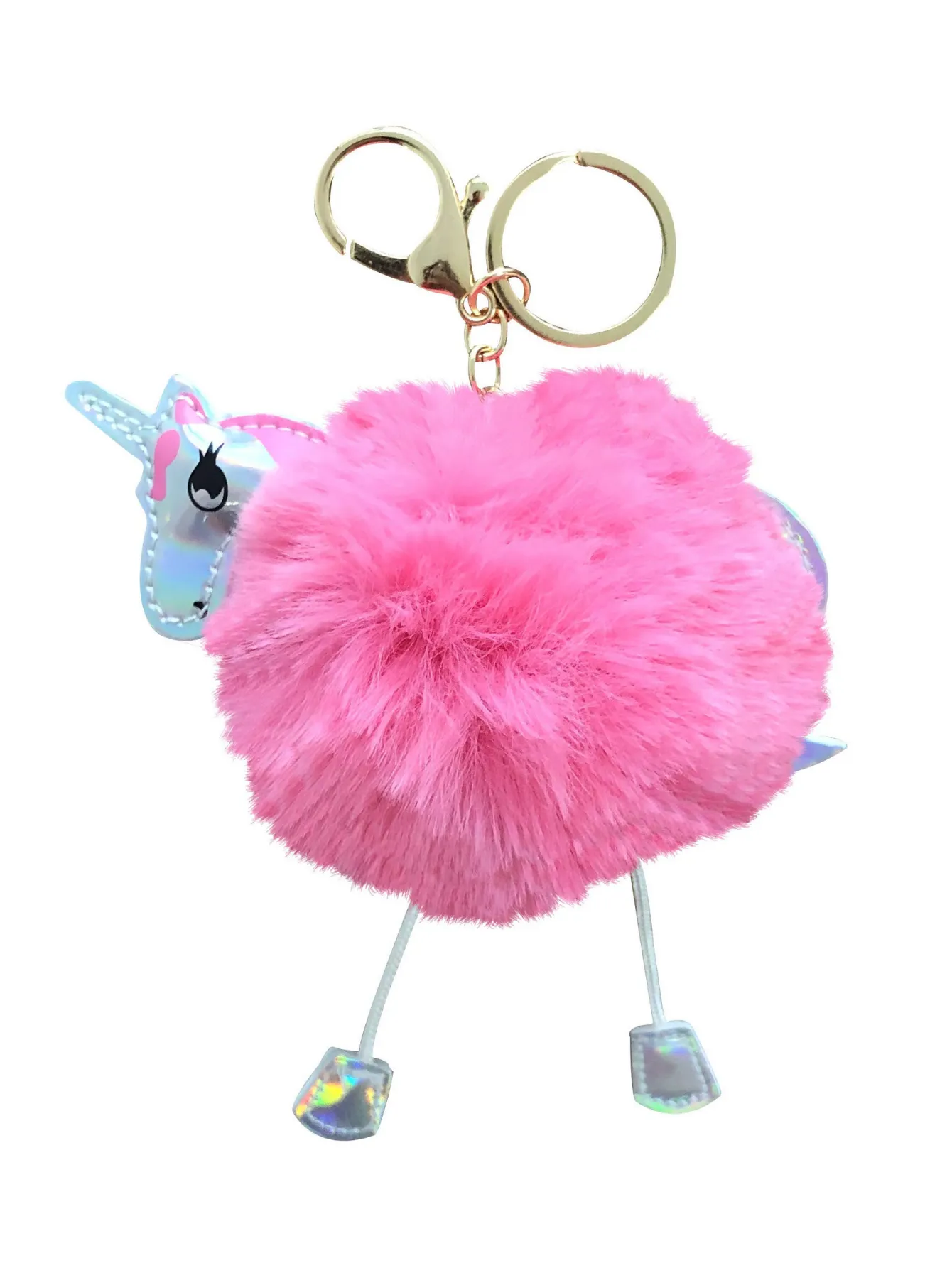 Unicorn Gifts for Girls - Unicorn Drawstring Backpack/Makeup Bag/Bracelet/Necklace/Hair Ties/Keychain/Sticker (White Rose 2)