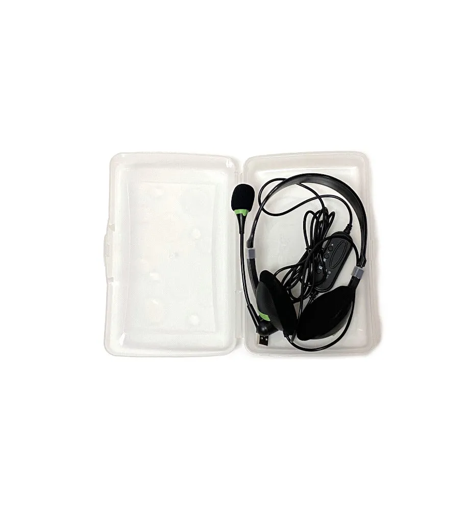 USB Headphones With Microphone (Standard USB)
