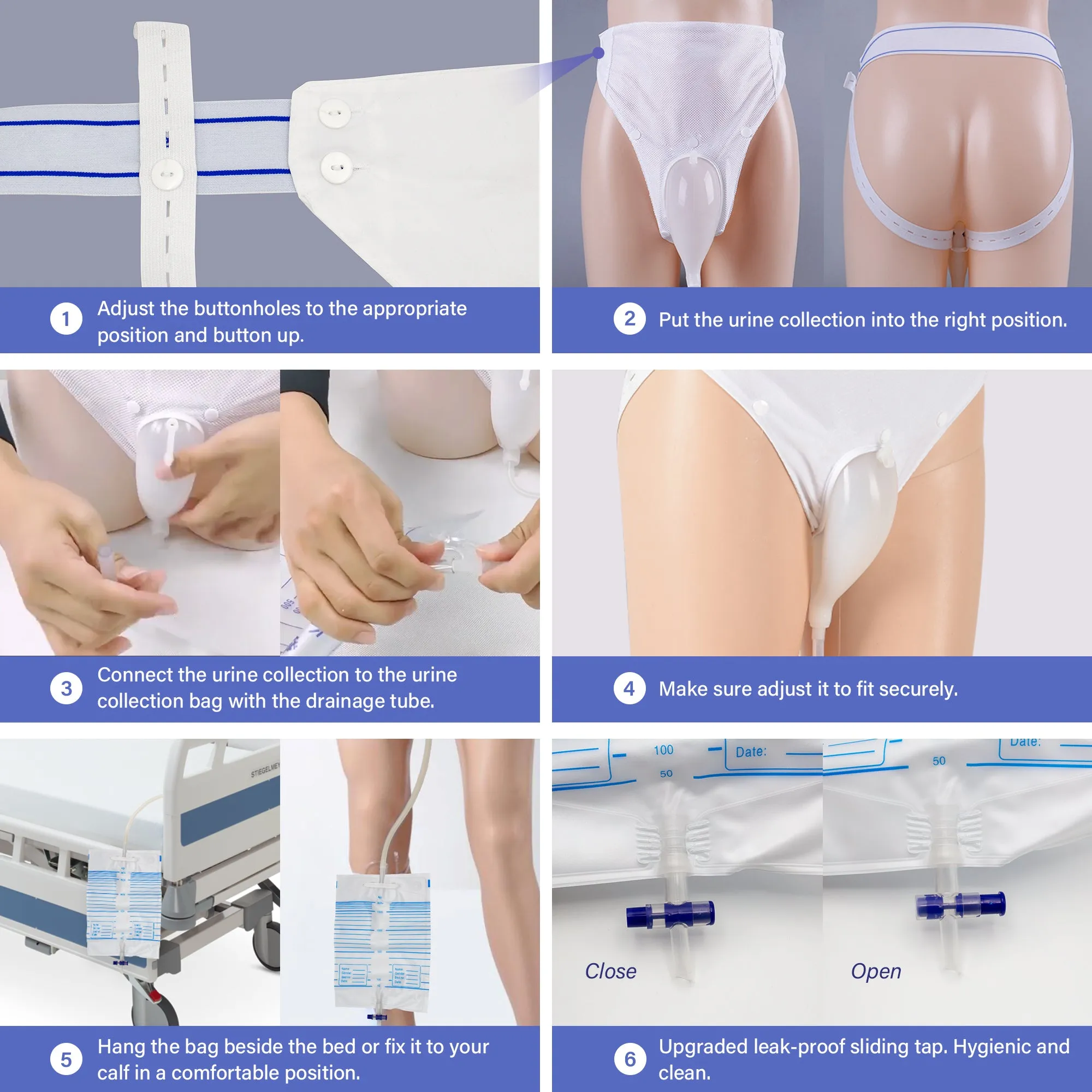Vastmedic External Male Urinary Catheter Kit