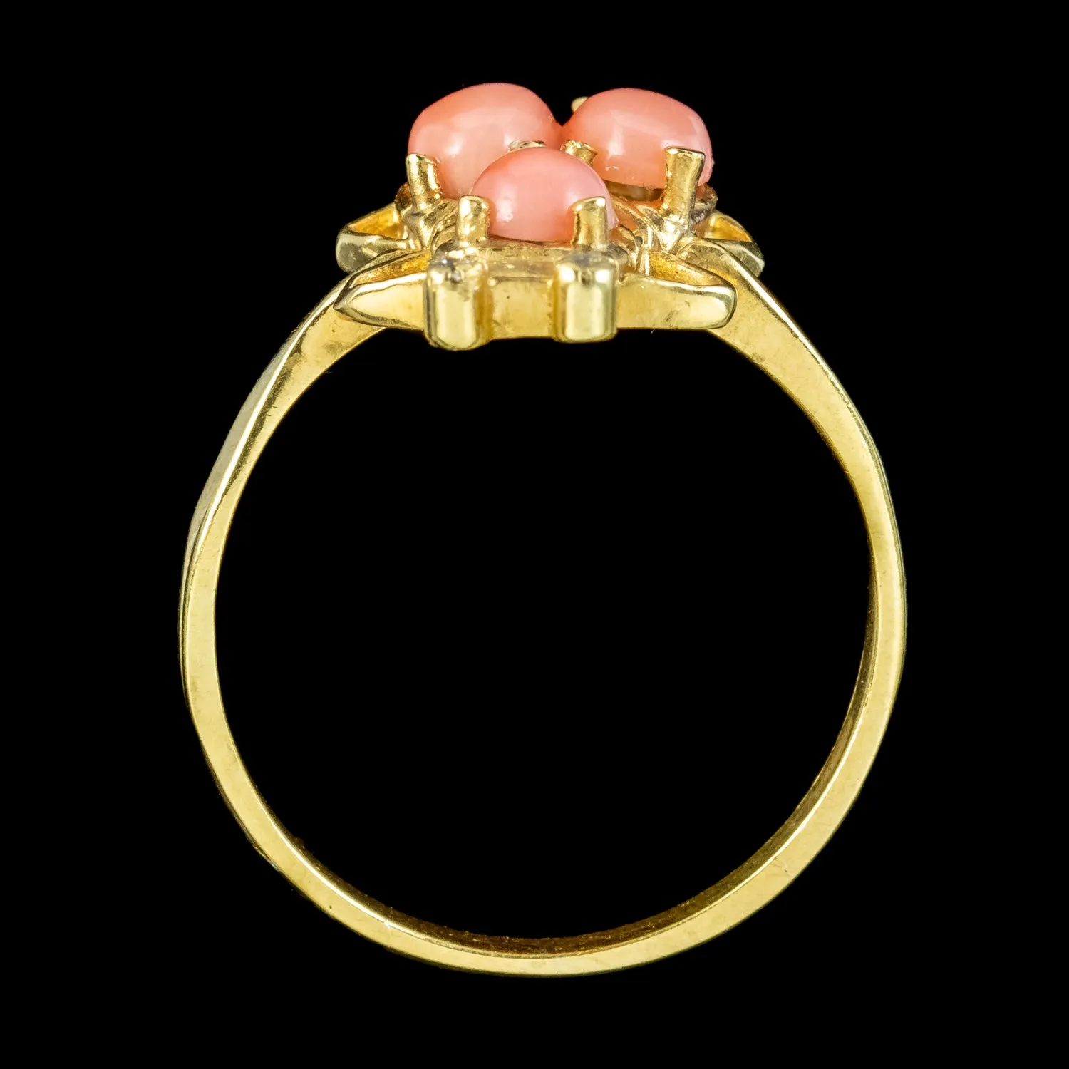 Victorian Style Coral Insect Ring