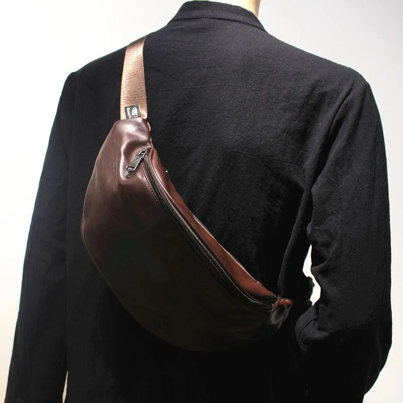 Vvsha  Christmas Gift Faux Leather Crossbody Chest Bag
