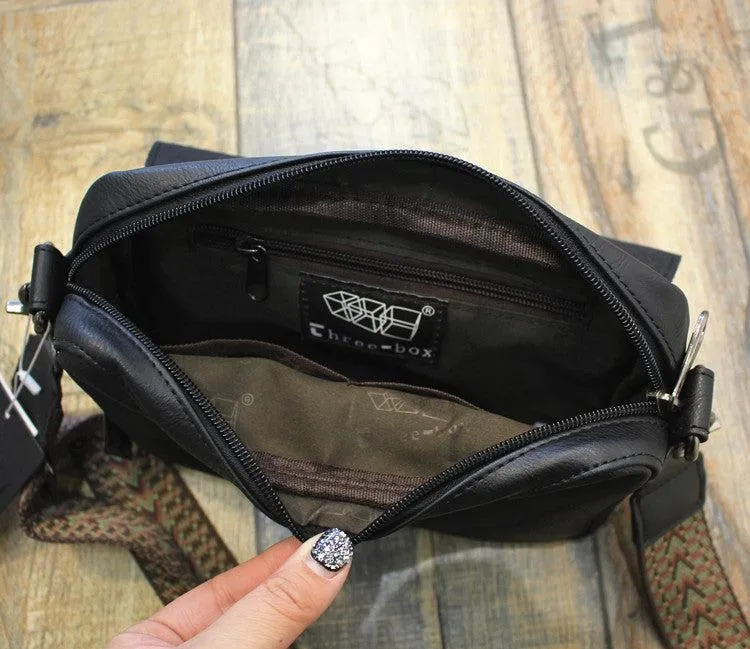 Vvsha  Christmas Gift Small Faux Leather Messenger Bag