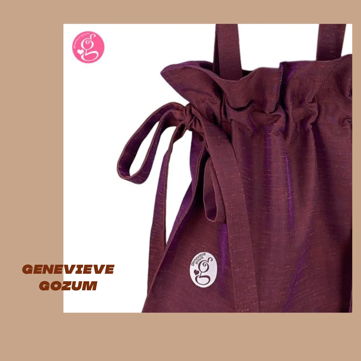 Washable Fashion Eco Bag (satin organza)