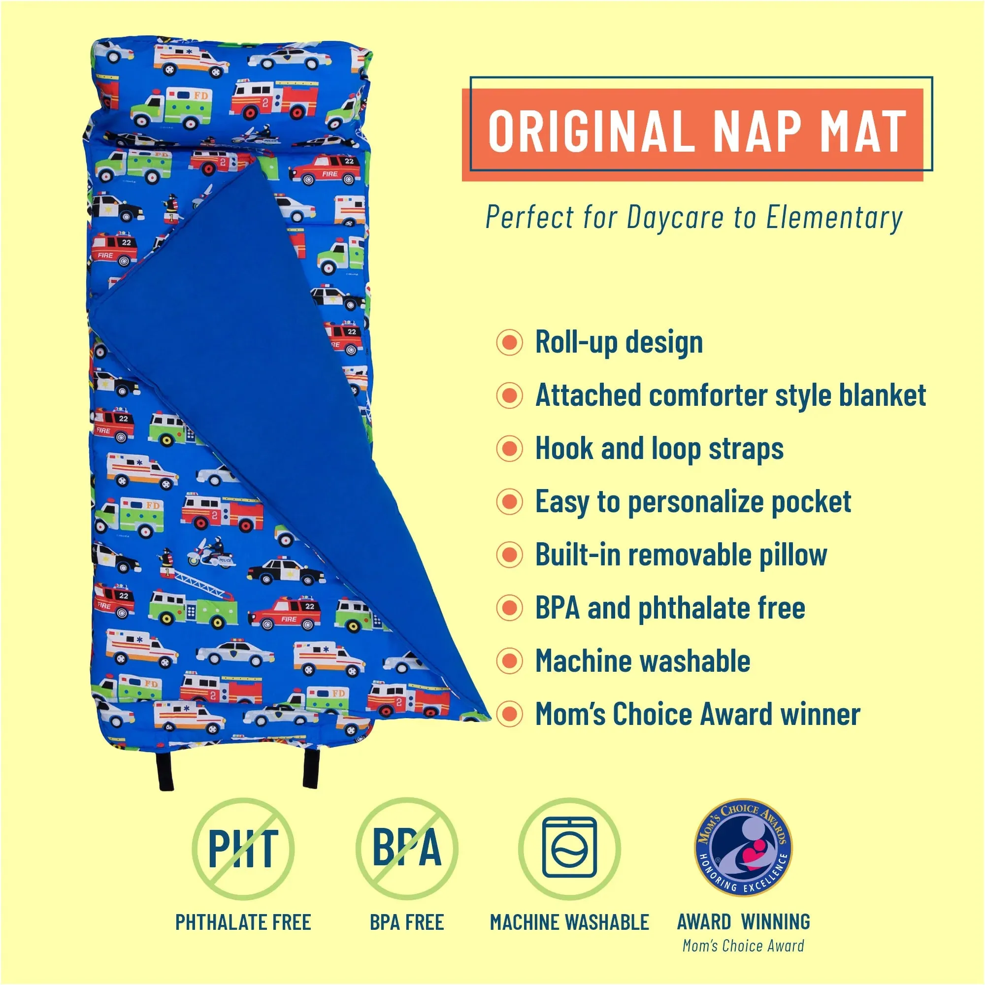 Wildkin Heroes Original Nap Mat