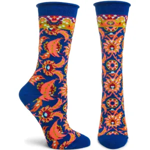 Women's Precious Plume Crew (Navy)