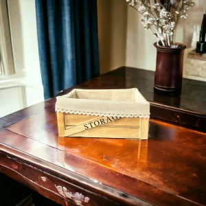 Wooden Storage Box 1Pc-L