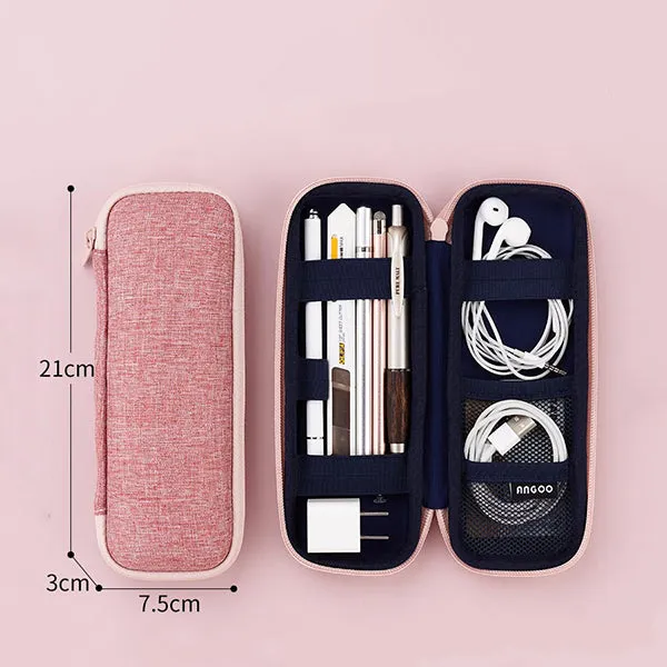 Zippered Slim Pencil Case