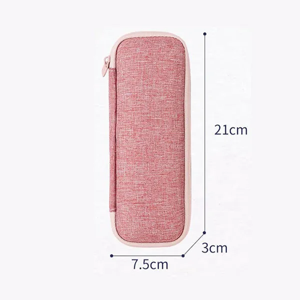 Zippered Slim Pencil Case